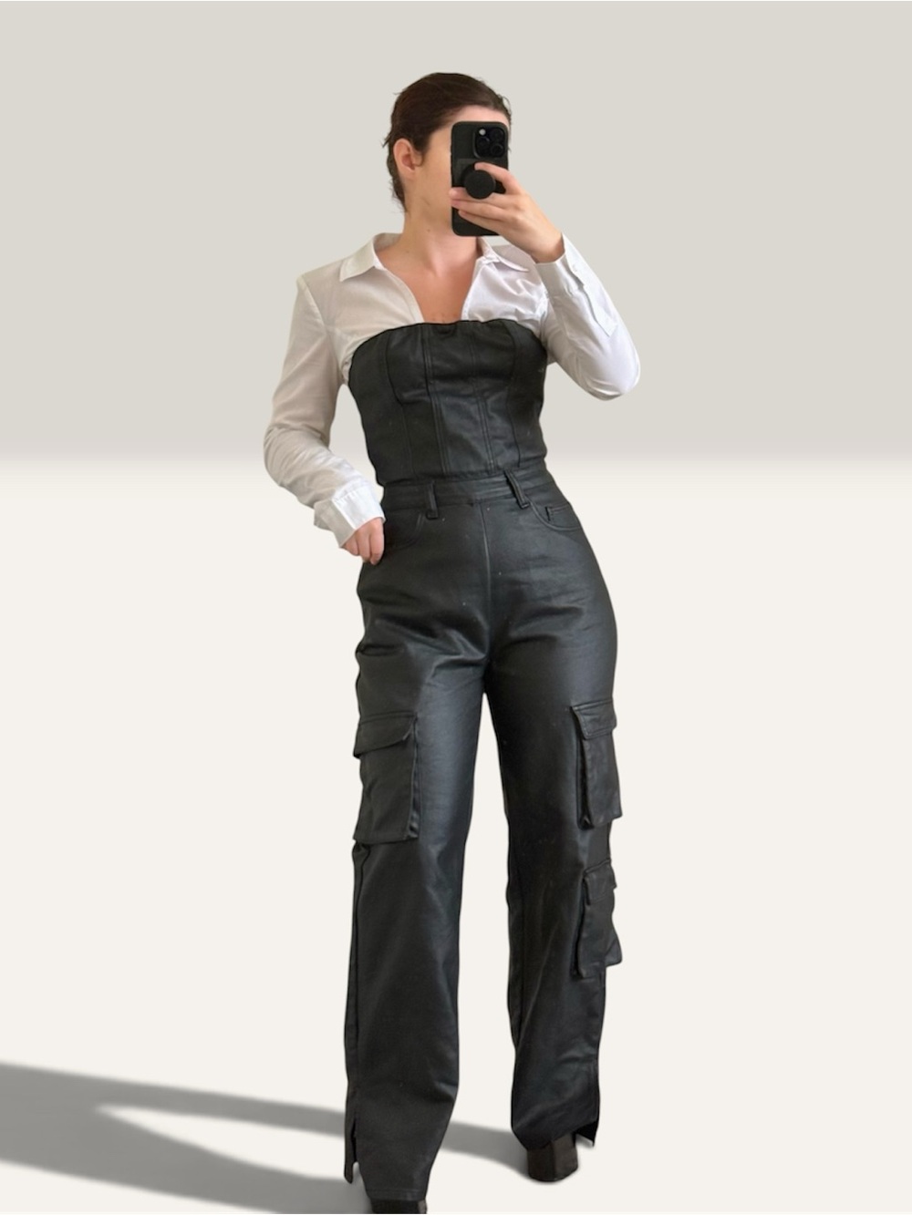 Black jumpsuit